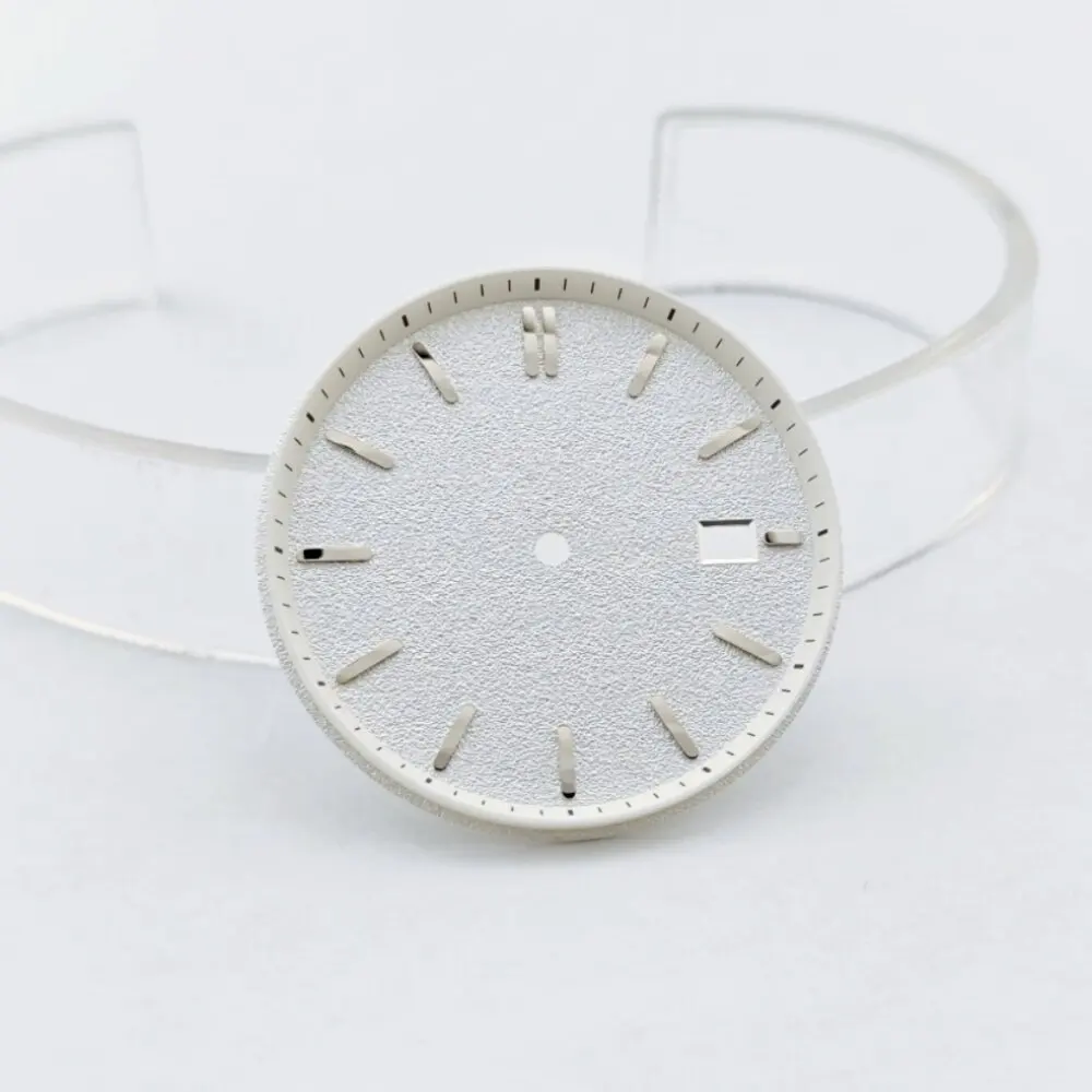 35mm Diameter Date Watch Dial - NO Luminous, Sterile Design, For Watch Crafting & Repairs