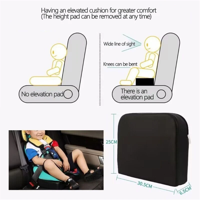 Professional Toddler Car Seats Pad Soft Fabric Portable Safety Harness Child Travel Seats Pad for Kids Travel Comfort 066B