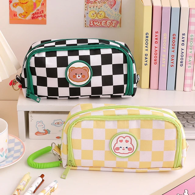 Large Capacity Pencil Case Kawaii Cute Pencil Cases Student Pen Case Big  School Supplies Stationery Pencil Bags Box Pencil Pouch - Pencil Bags -  AliExpress