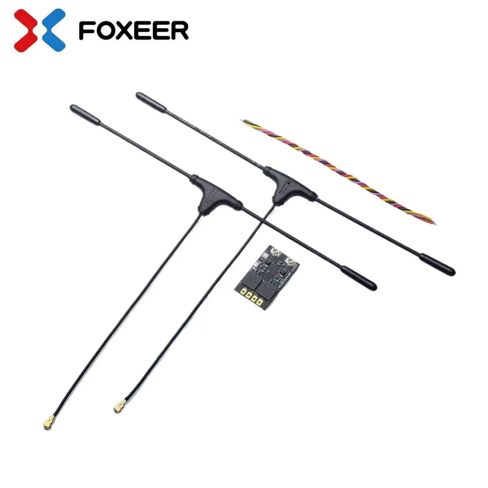 

Приемник разнесенных сигналов Foxeer ELRS 915/868 МГц, 200 Гц, 50 мВт, запчасти «сделай сам» для беспилотных летательных аппаратов FPV с большим радиусом действия