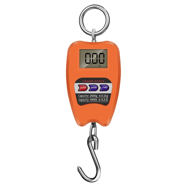 Mini Crane Scale Weighing Digital Industrial Hanging Scale 200Kg