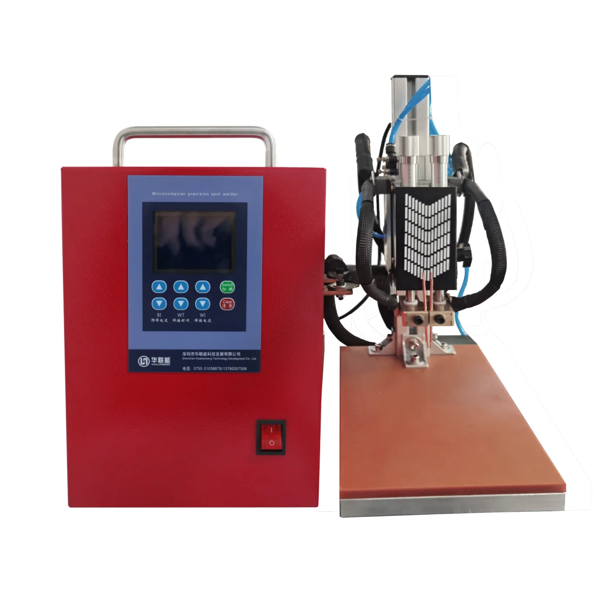 

HLNT Lithium 18650 21700 26650 32700 Battery Intercell Welder Spot Welding Machine Desktop Pneumatic Spot Welding Machine