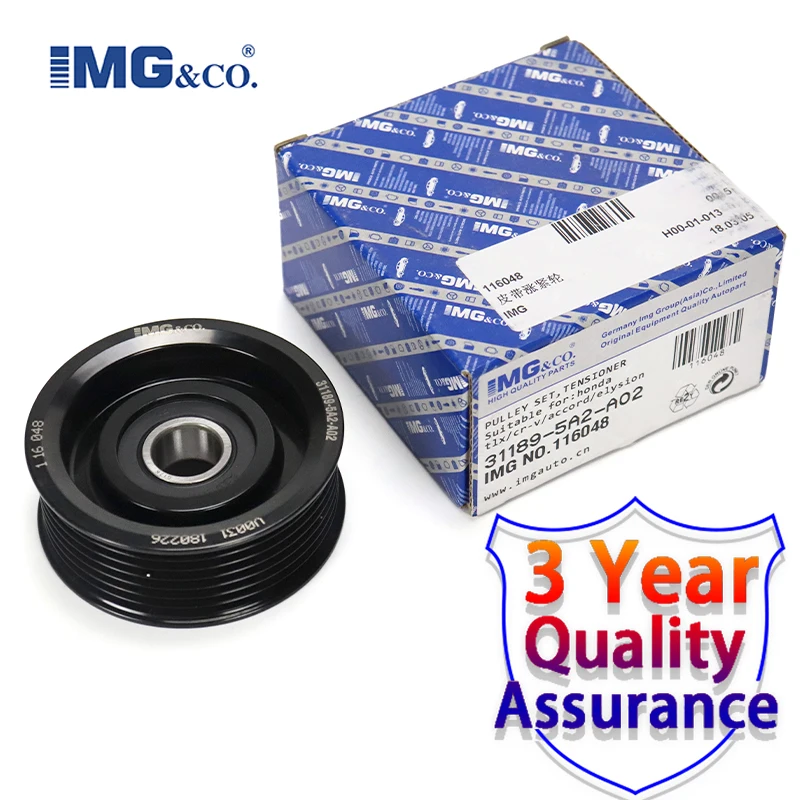 Img-Tensor De Correa De Motor K24, Polea De Deflexión Oem: 31189-5A2-A02 Para Honda Accord Crv Odyssey Spirior Tlx 2015-2020