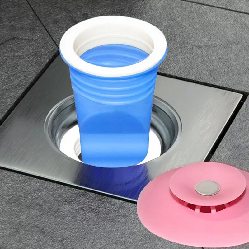 Silicone Floor Drain Anti Odor Backflow Preventer Trap for Toilet Bathroom Kitchen