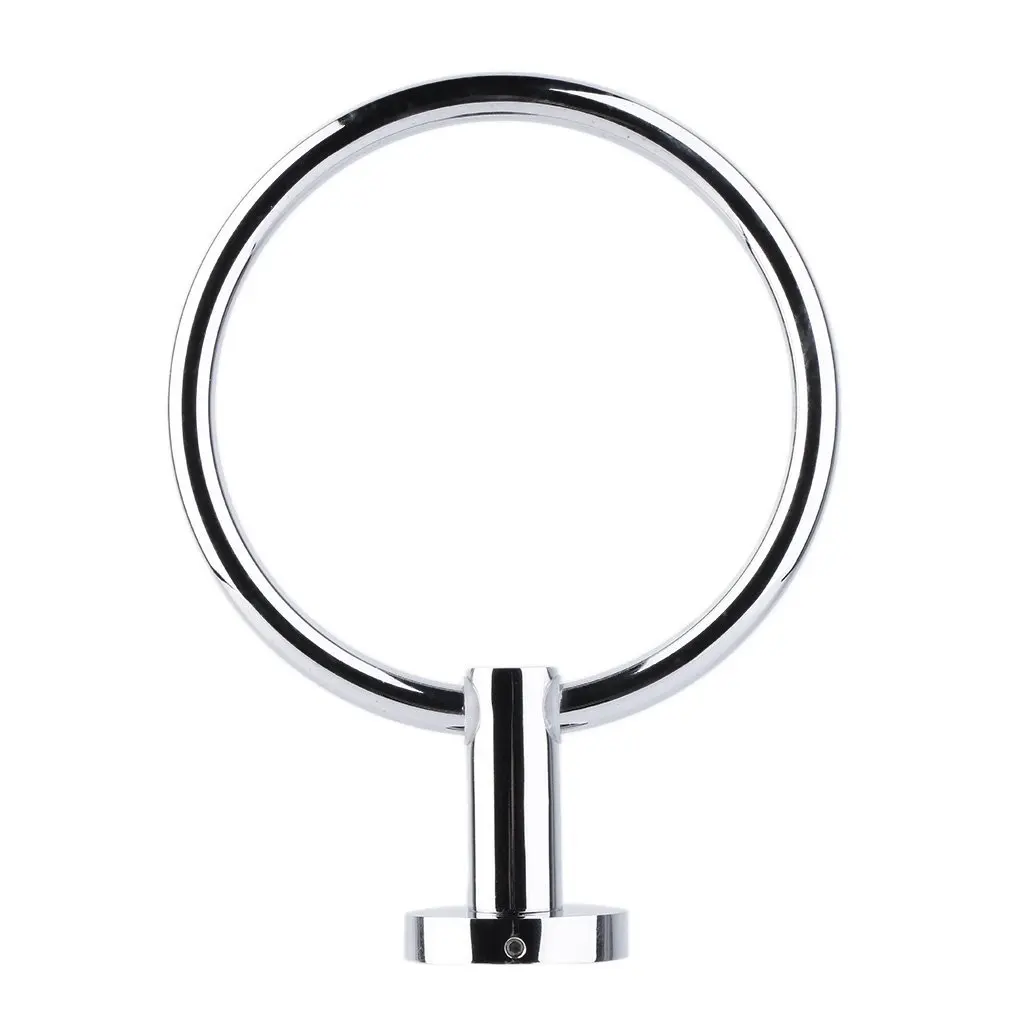 Bathroom Towel Ring Stainless Steel Self Adhesive Towels Holder Wall Mounted Hand Towel Rails for Kitchen Bath Room images - 6