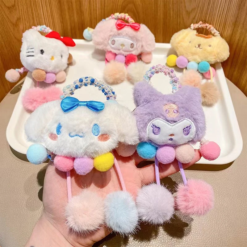 

Новинка, повязка на голову в стиле Каваий, аниме Kuromi My Melody Girl, повязка на голову с изображением милого героя из мультфильма, милый подарок