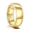 Tigrade – bague en tungstène couleur or pour hommes et femmes, bracelet de fiançailles classique pour mariage, 2/4/6/8mm, écriture spéciale, gravure de nom/Logo