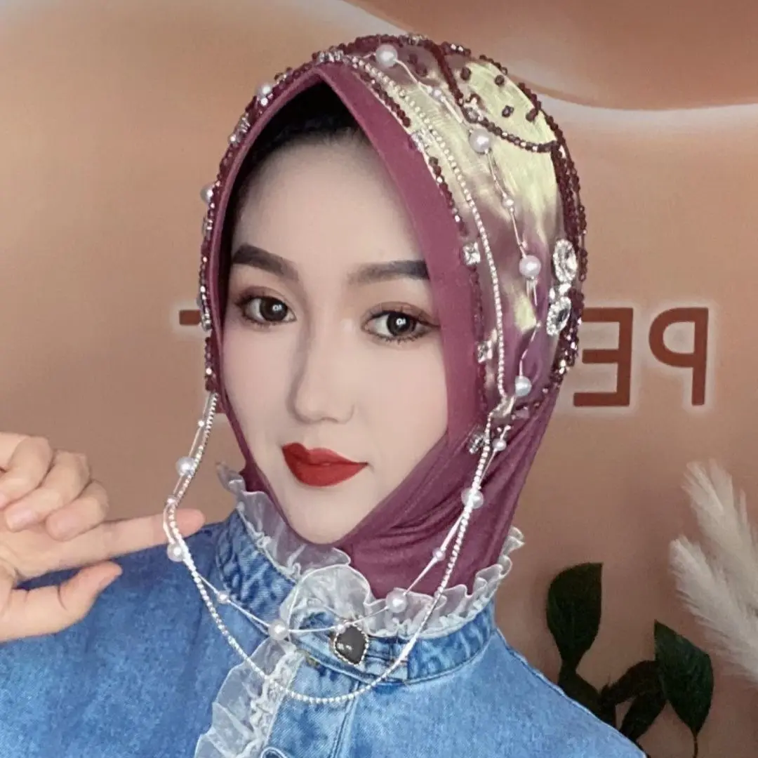 Hijab Muslim Women Shawl Headscarf Freeshipping Luxury Tassels Chiffon Scarf Malaysia Kufi Islam Saudi Arabia Fashion Winter New