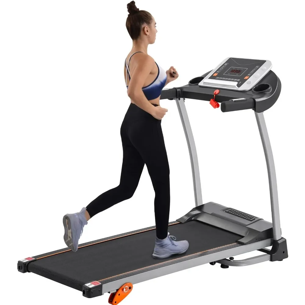 

Treadmill Foldable Electric 2.5HP Motorized Running Machine with 12 Perset Programs 300 LBS Capacity Walking Jogging Treadmill