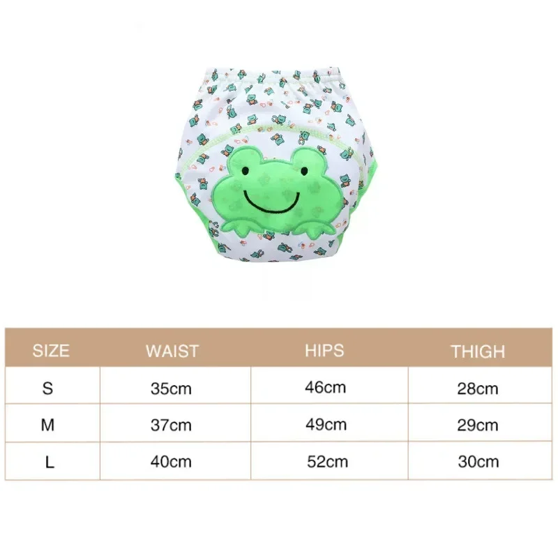 Baby Training Pants 5pc/ Lot Children Reusable Underwear Breathable Diapers Training Pants Can Tracked Suit 6-16kg