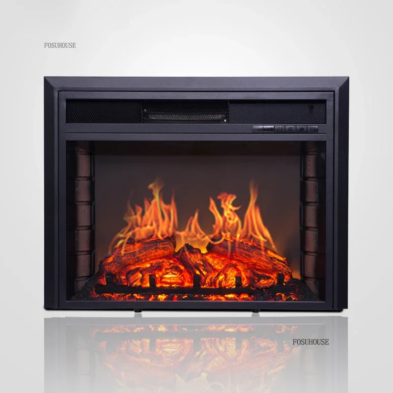 Electric Fireplaces Heater Decoration Fireplace Simulation Flame Electric Fireplace with 3D Flame Heater for Heating H