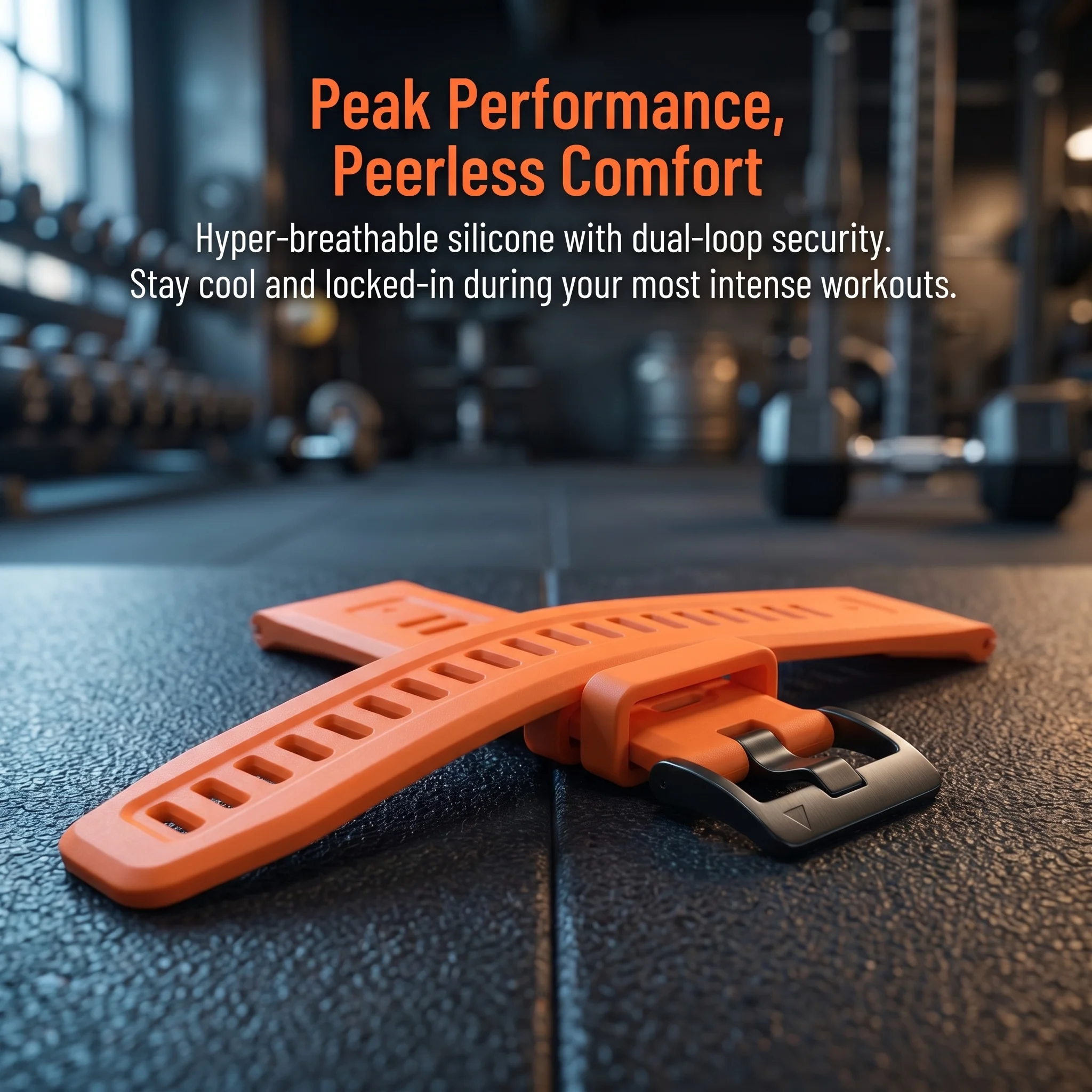 Versatile Silicone Quick Fit Strap - 22/26mm Adjustable Sport Bracelet in Multiple Colors