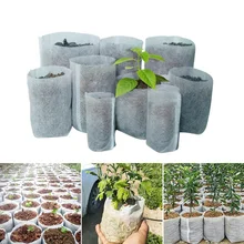 

100Pcs Garden Seeding Bags Nursery Plant Grow Bags Seed Pots Biodegradable Seeds Nursery Bag Plants Flower Pot For Garden Patio