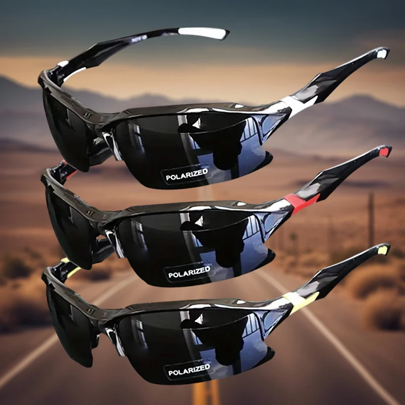 Lot De 3 Paires De Lunettes De Soleil De Sport Polarisées