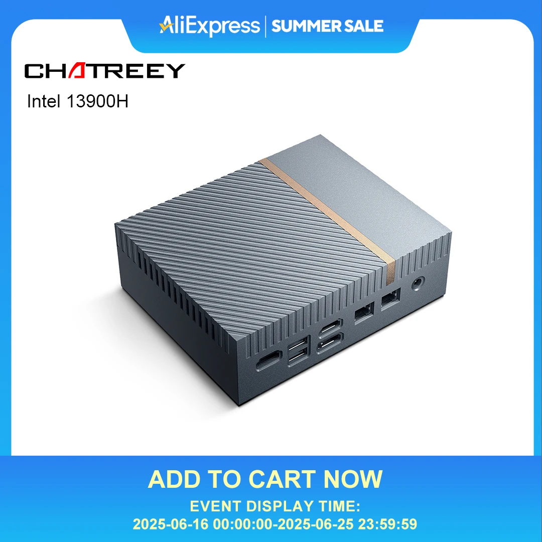 ミニPC 第13世代インテル Core i9-13900H Chatreey IT12 Mini PC Gaming Desktop Computer Intel i9 13900HK/12900H