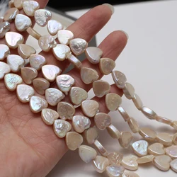 Baroque Natural Pearl Heart - Shaped Beads for Jewelry Making and DIY Accessories (WHITE)