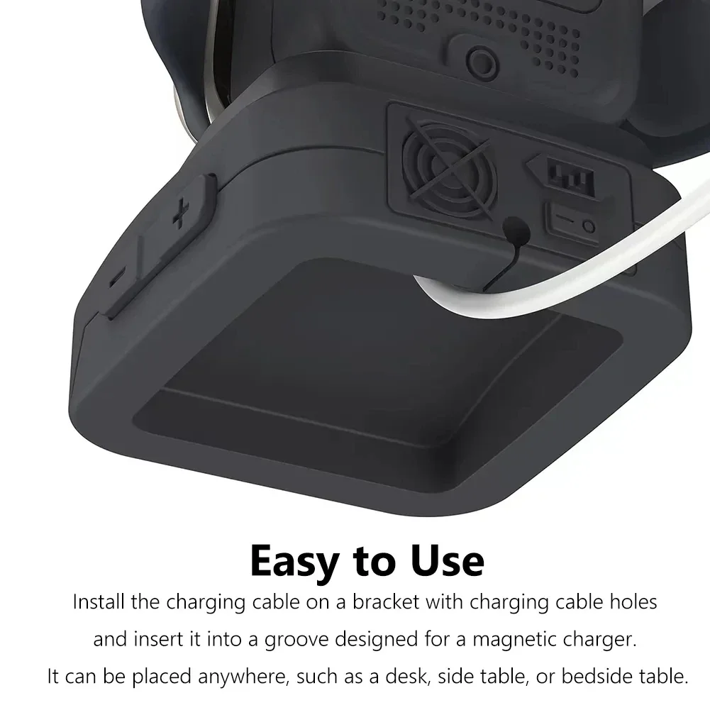 Silicone Charger Dock Holder for Apple Watch Charging Stand Storage Seat for iWatch Ultra 3 2 49mm 45mm 41mm Series 10 9 8 7 6 5 apple watch charger stand apple watch charging bracket