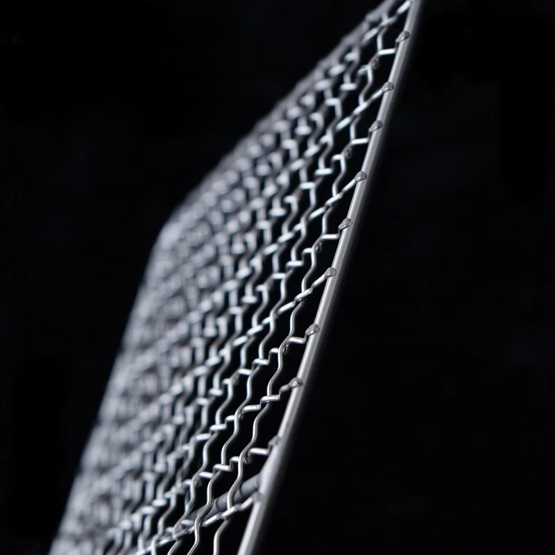Pure Titanium Grill Mesh for Outdoor BBQ Picnic Reusable Non-Stainless Steel Cooking Grid for Fish Meat Lightweight Camping