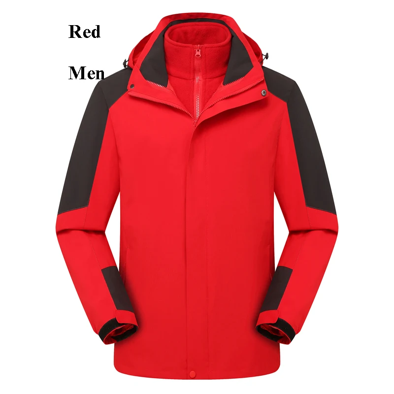 

Winter Men Women Fleece Hiking Jacket Removable Breathable Waterproof Windproof Tourism Camping Climbing Clothes JK12