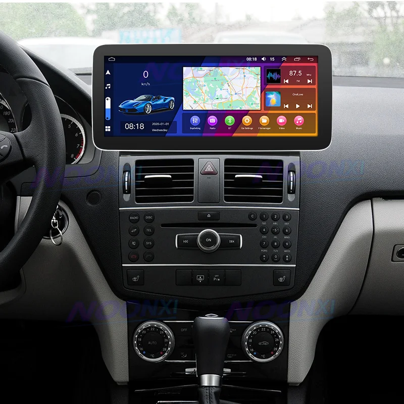 

12.3" For Benz C Class W204 S204 C230 C180 C200 C260 C300 2008 Android 12.0 Car Radio Multimedia Video Player GPS Stereo Carplay