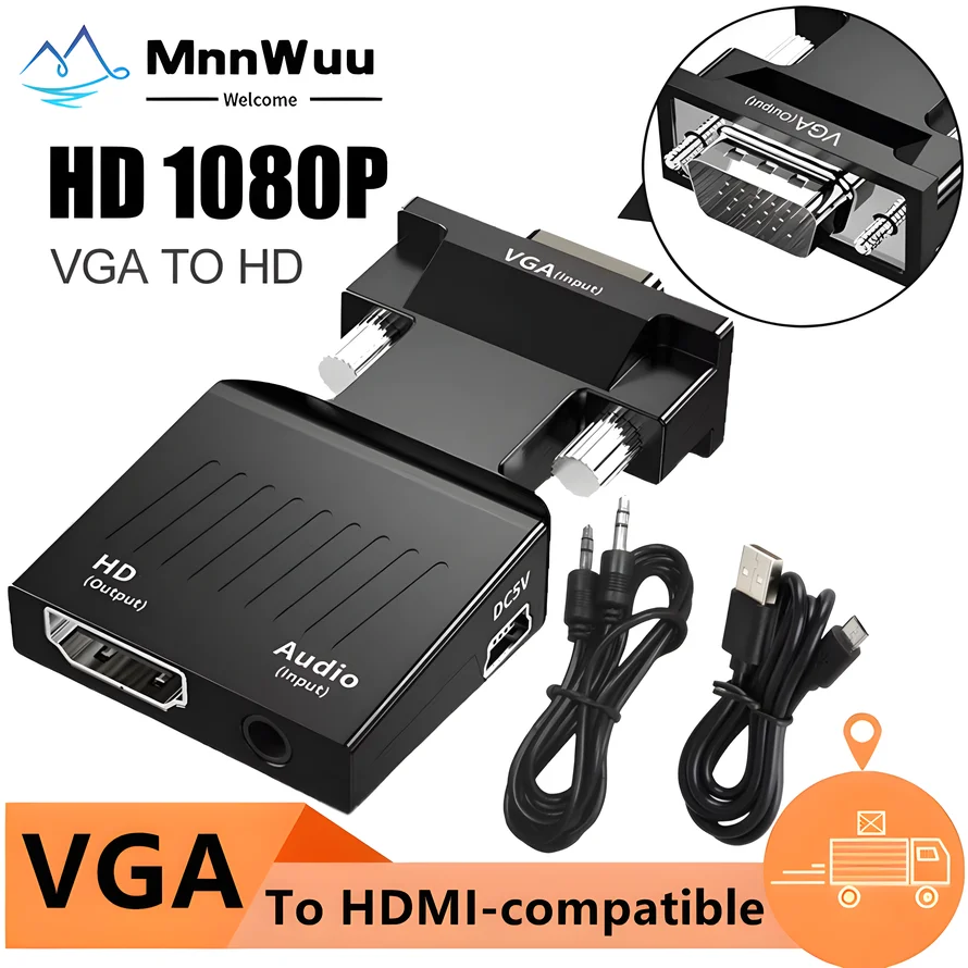 Adattatore Convertitore Da Hdmi Maschio A Vga Femmina Con Uscita Audio Per Pc TrAdE Shop Traesio Adattatore Convertitore Da Hdmi Maschio A Vga Femmina Con Uscita Audio Per Pc TrAdE Shop Traesio