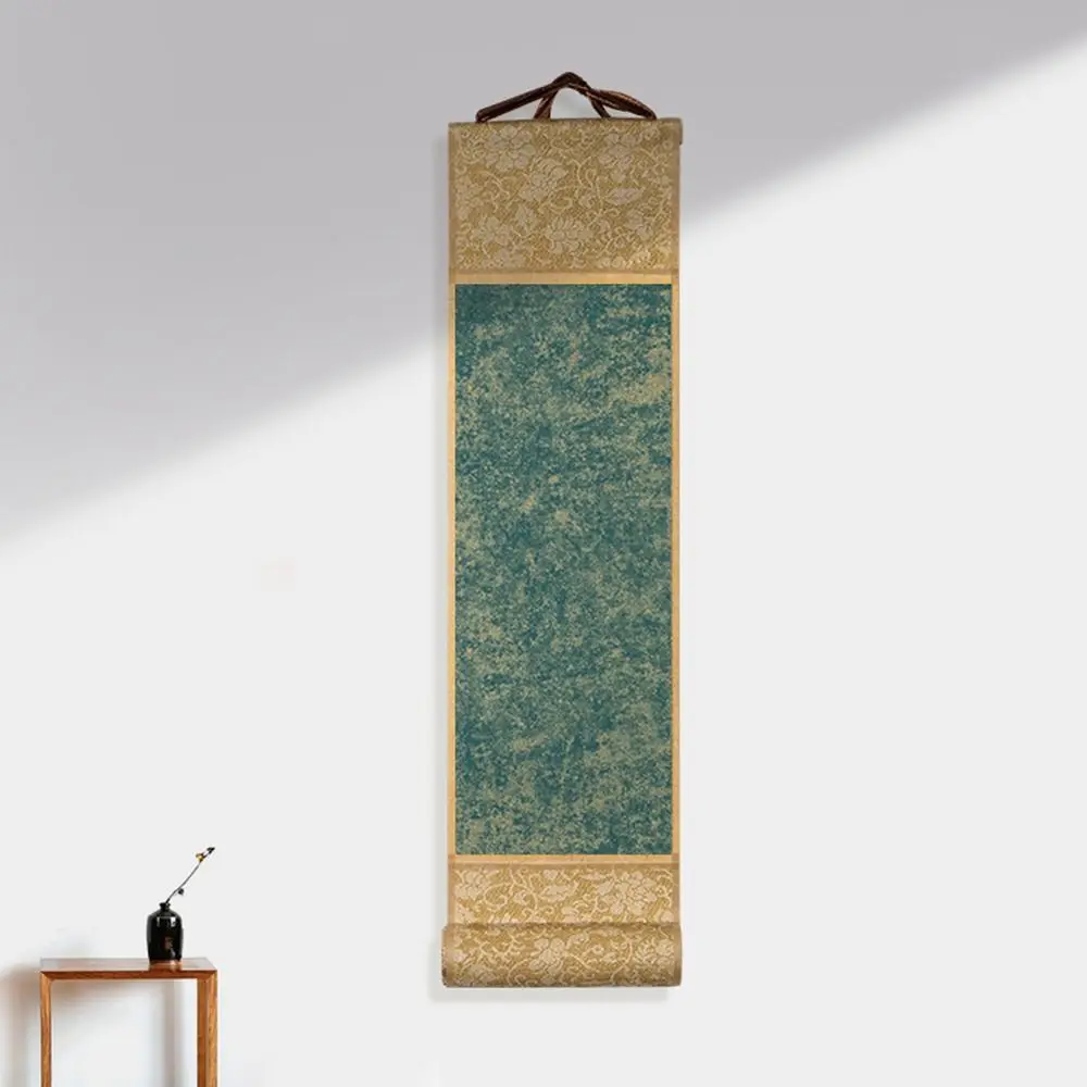 Regali fatti da sé Forniture artistiche Pittura Carta da disegno Rotolo di carta di riso dorato Rotolo da appendere vuoto Mini rotolo di tromba batik - immagine 5