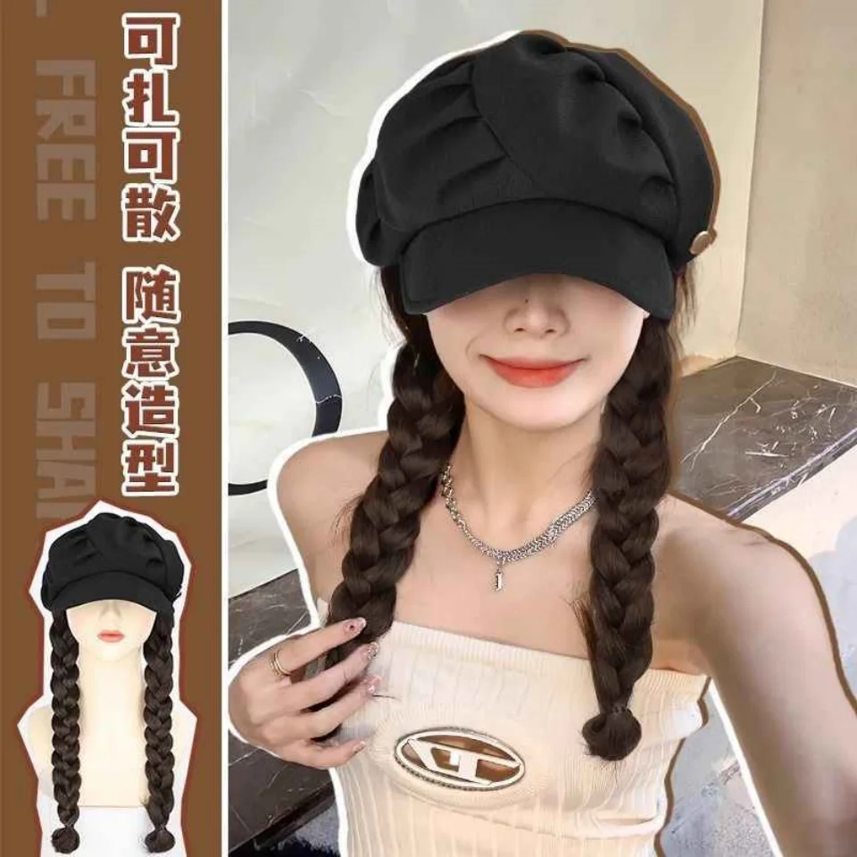 Synthetic Hair Long Curl Wig for Women Autumn Winter