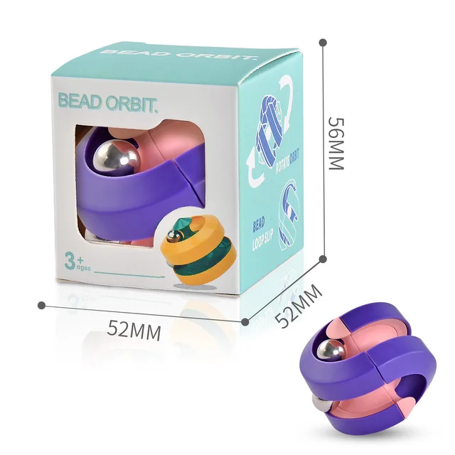 Puzzle Bead  Deformation Rotation Track Creative Intellectual Development Toys Children Boys Girls Leisure Color XPY 5