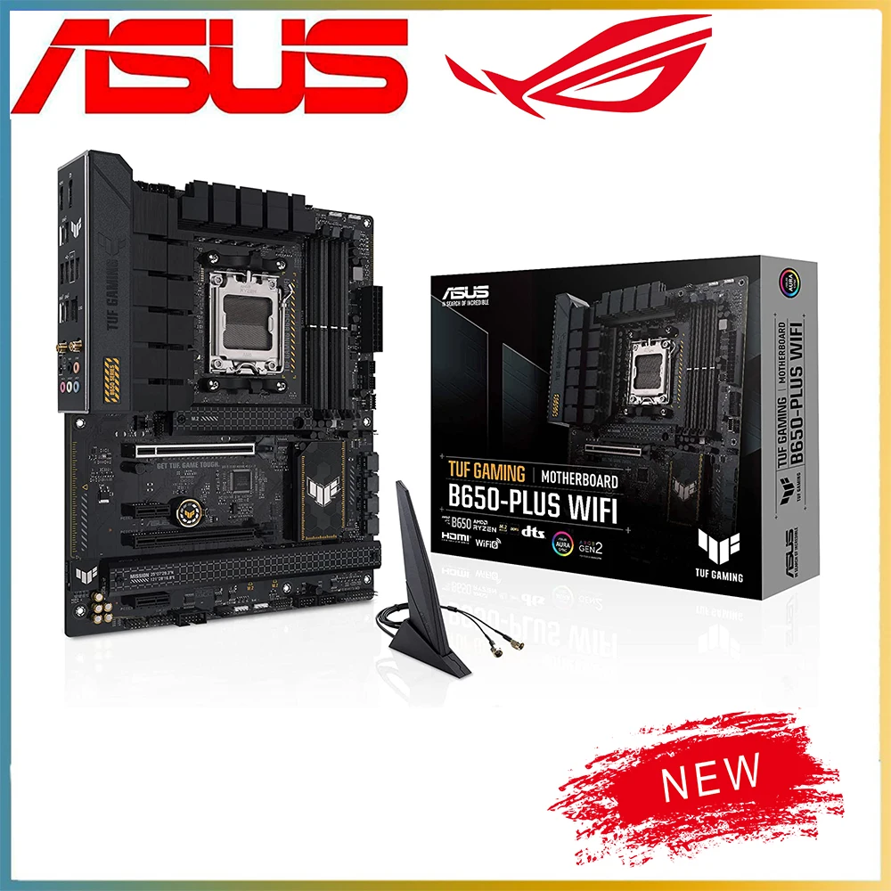 Scheda Madre B650 Per Asus Tuf Gaming B650-Plus Wifi Ddr5 Presa 128G Am5 Per Scheda Madre Amd Ryzen Serie 7000 Pcie 5
