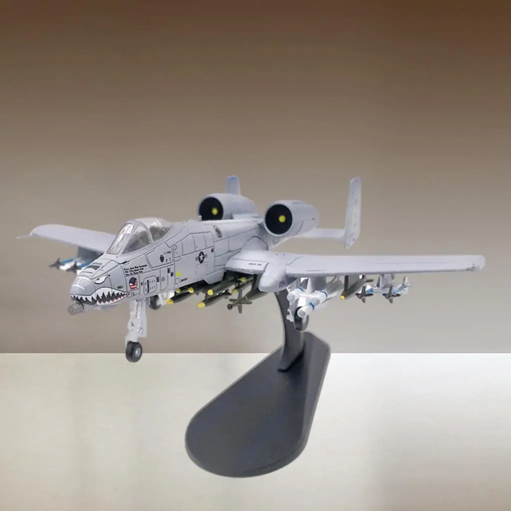 1/100 Scale USA A-10 Attack Plane Airplane Aircraft Model Decor Gift