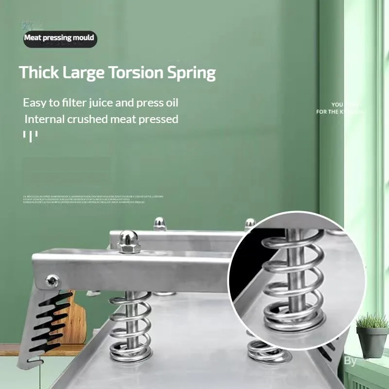 Meats Press Tool Ham Meat Pressing Mould Box for Sandwich Meat Bacon Cooker Ham Press Maker Kitchen Cooking Stainless Steel