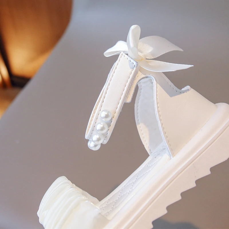 Girls Non Slip Summer Sandals Beige Black High Top Beach Shoes