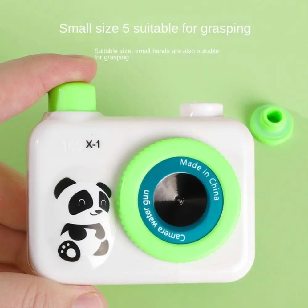 Water Games Cartoon Panda Camera Water Spray Toy ABS Cute Camera Water Squirting Toys Creative Novelty Beach Water Sprayer Beach