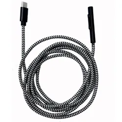 Enhanced Product Title:  
USB - C Fast Charging Cable - 1.8m PD45W Power Adapter Cord - 1.8M (Black White Braid)