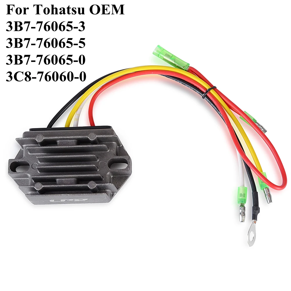 

Voltage Regulator Rectifier for Tohatsu M40D2 M50D2 M90A M40D M40D2 M60B M70B 3B7-76065-3 3B7-76065-5 3B7-76065-0 3C8-76060-0