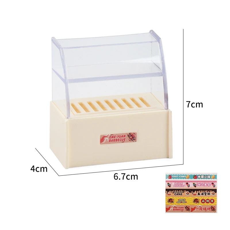 1/12 Dollhouse Mini Grocery Store Display Shelf Model Playset Kid Pretend Play Toy