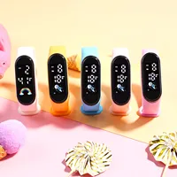 Children'S Sports Watch Love Style Cartoon Watch Outdoor Bracelet Life Waterproof Electronic Watch Child’S Watches Birthday Gift 1