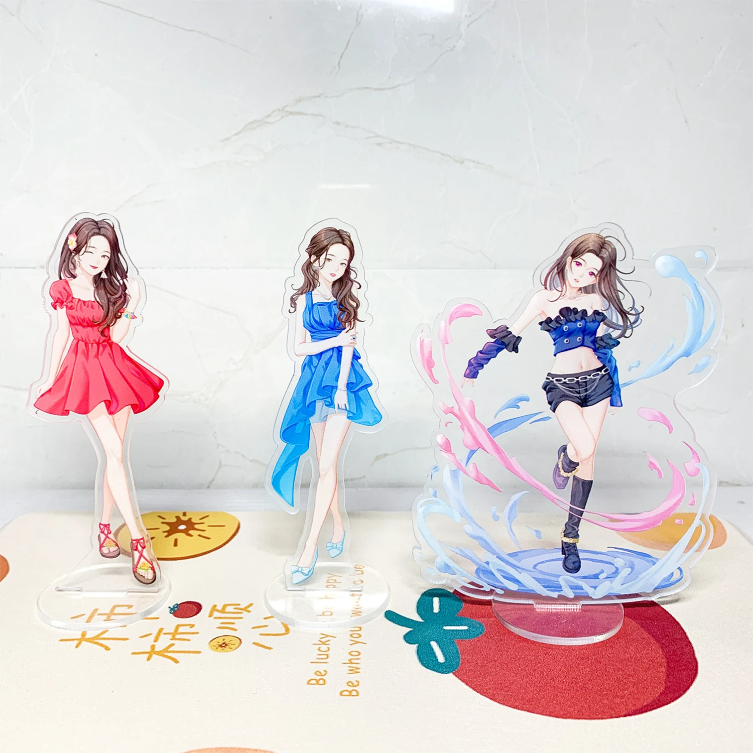 

KPOP IVE WonYoung Personal Full-Body Board HD Transparent Acrylic Stand Figure IVE Desktop Ornament WonYoung Fans Gifts
