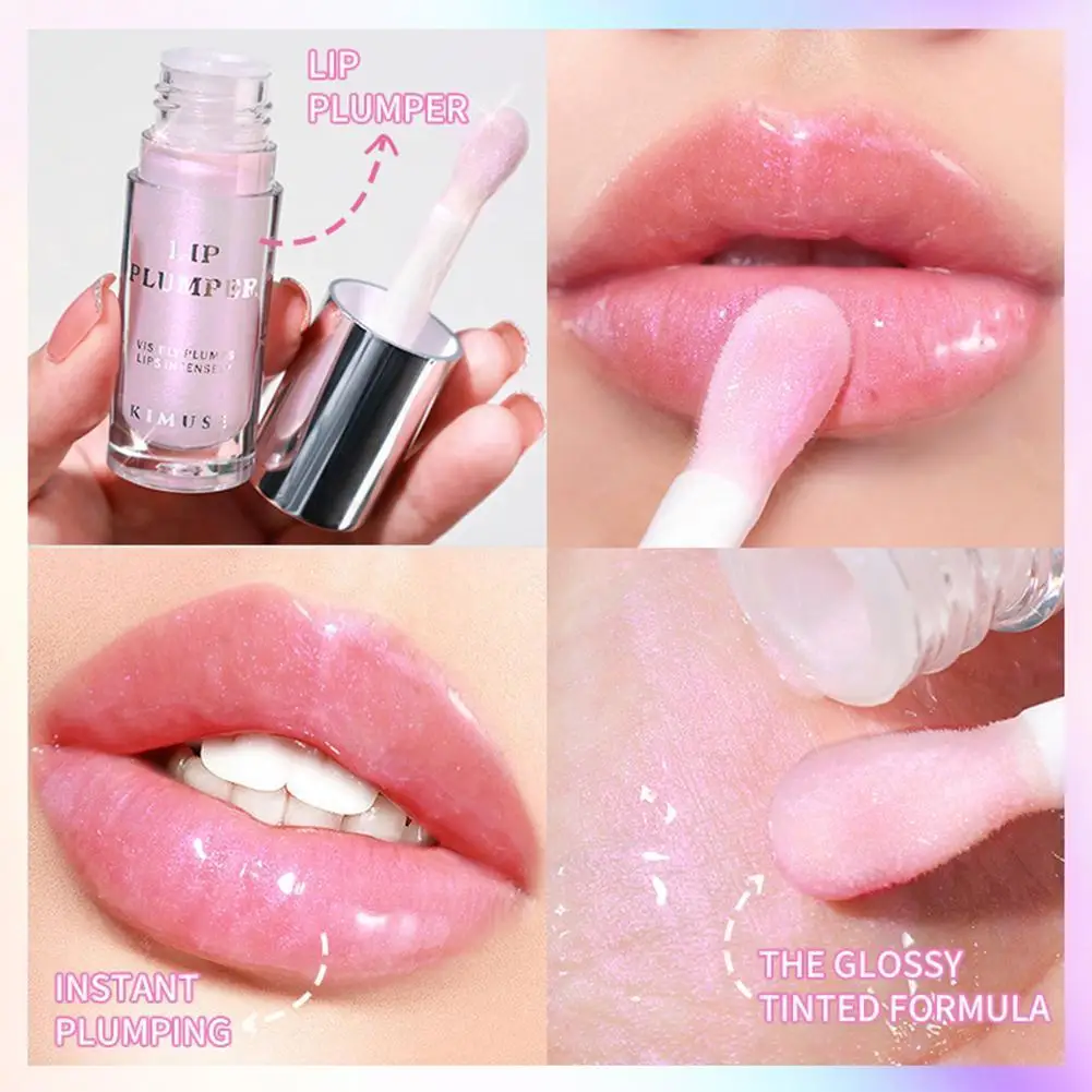 

Full Lip Liquid Mirror Water Light Glass Lip Moisturizing Gloss Lip Transparent Toot Makeup Lip Lip Plumper Lip Glaze Y7N9