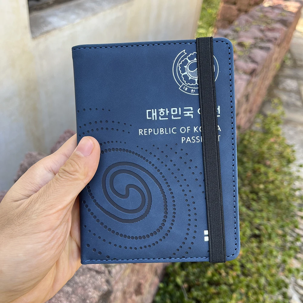 Customized Monogrammed Korean Passport Holder