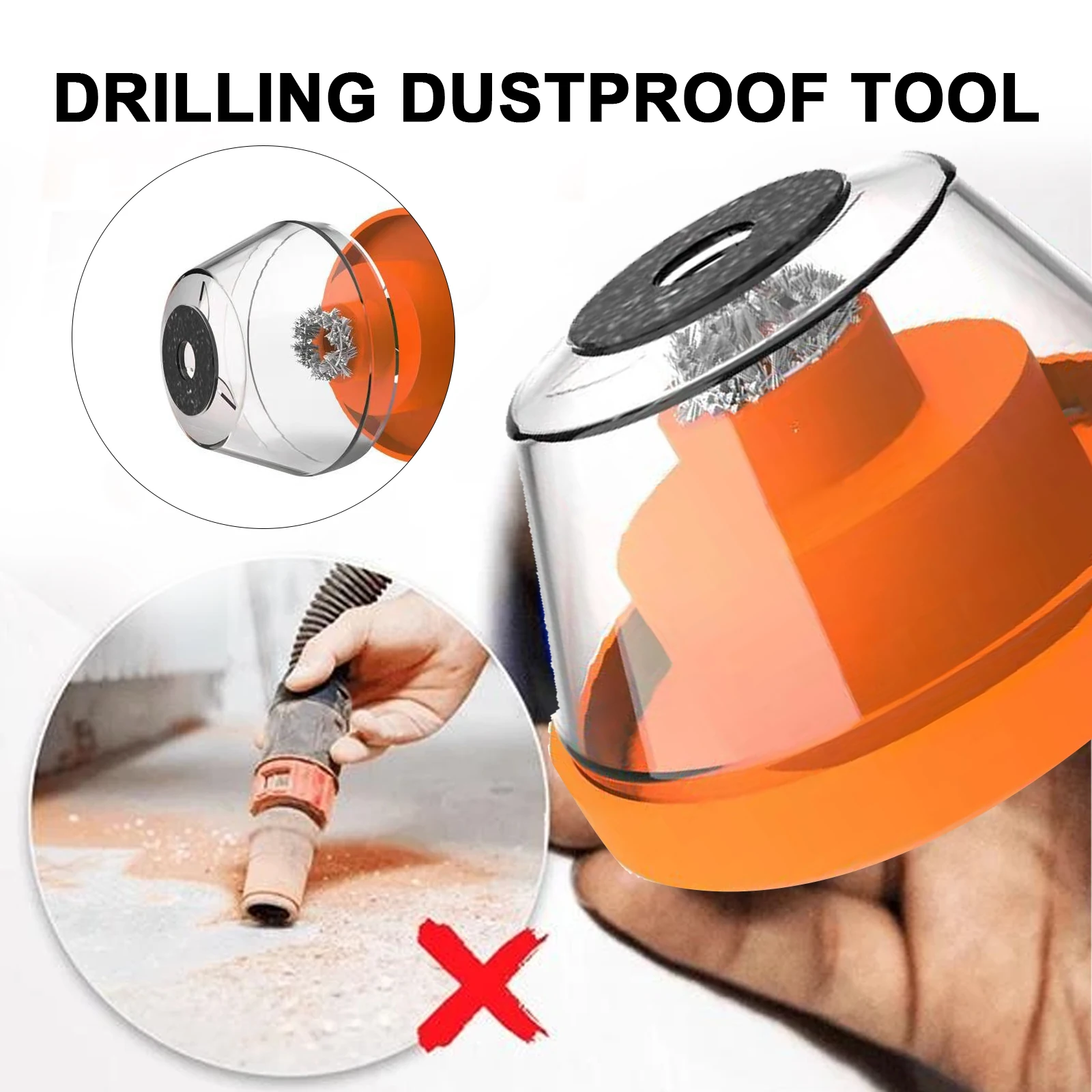 Electric Drill Dust Cover Ash Bowl Impact Hammer Dust Collector Power Tool Accessories Drilling Dustproof Device