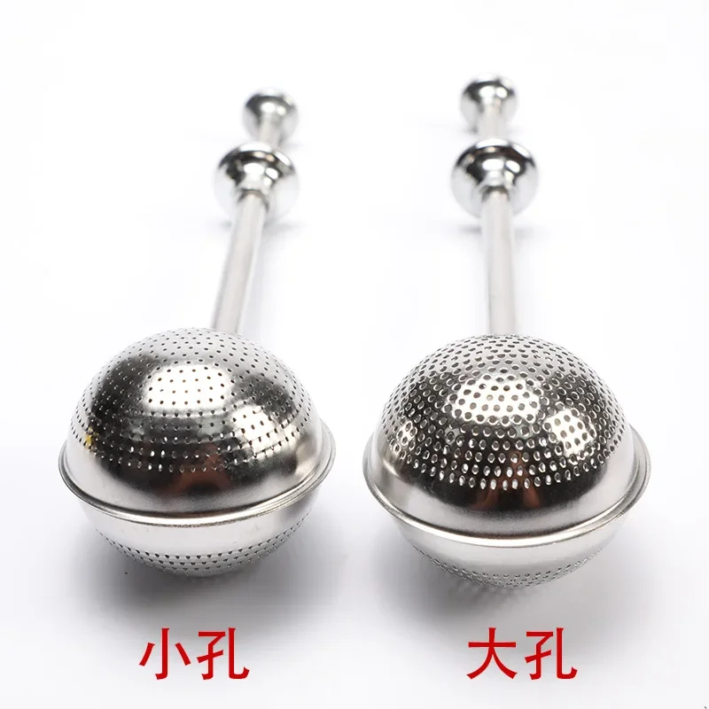 Stainless Steel Telescopic Syringe Tea Ball Weibao Flavoring Ball Tea Drain Press Type Infuser