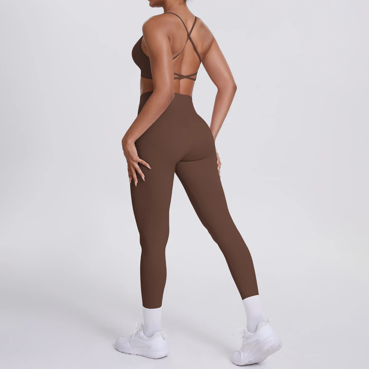 Women's Yoga Suit – Seamless Sports Bra & High Waist Leggings | Breathable Quick Dry Activewear