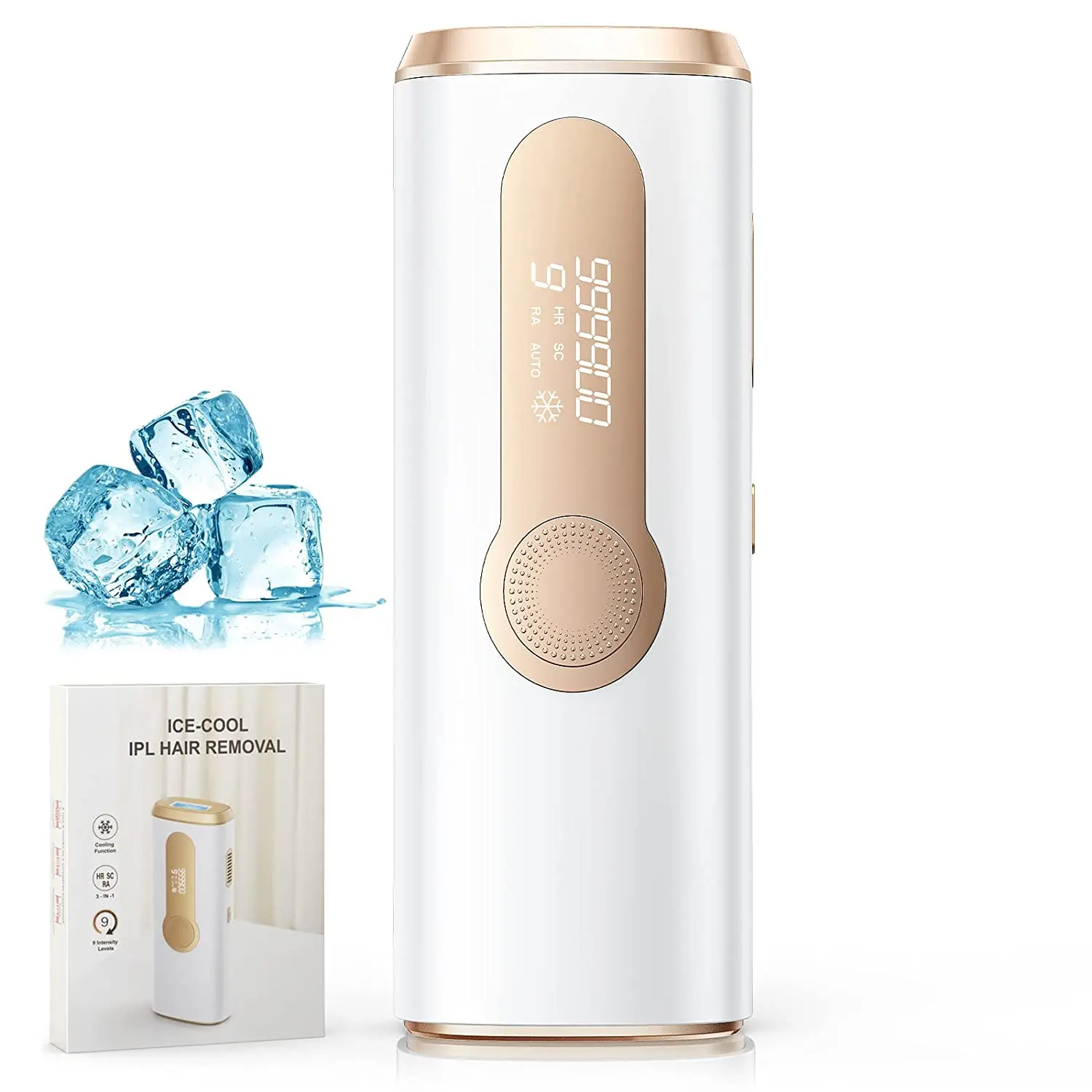 脱毛・除毛 ICE-COOL HAIR REMOVAL DEVICE Ice Cooling Hair Removal Device, Safe And Reliable Painless Body