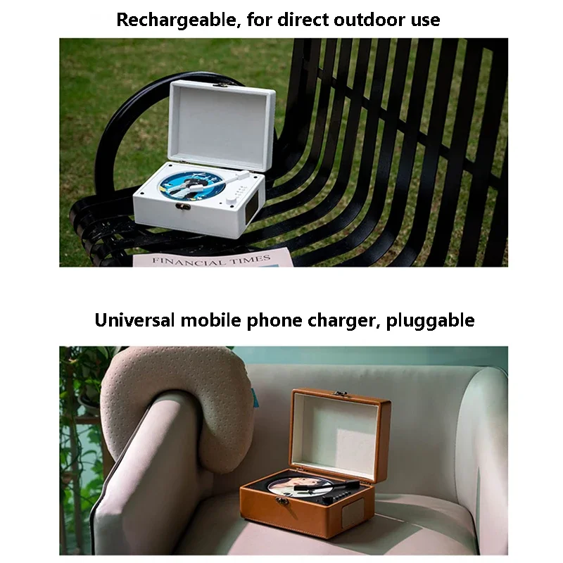 Portable CD Player Retro Integrated Lossless Built-in Speaker Wireless Bluetooth USB Playback Rechargeable portable cd player,wooden cd player,wall mounted cd player