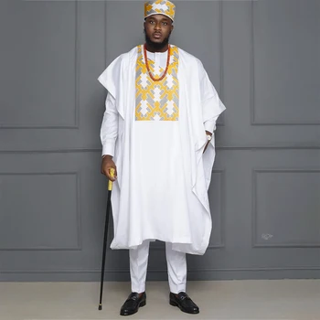 Jide Embroidered Dashiki Agbada Outfit