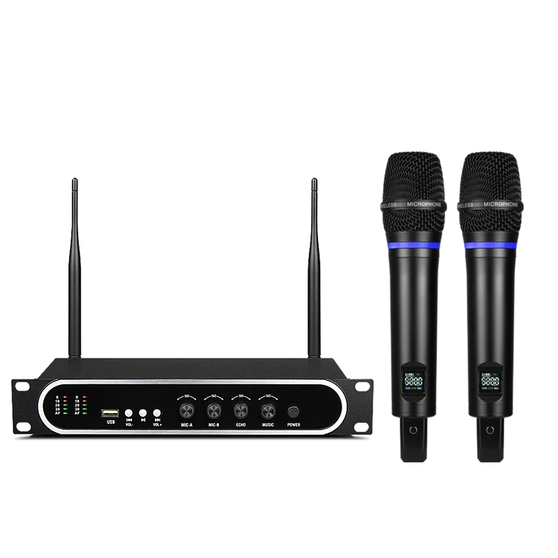 

wish hot karaoke cordless mic uhf wireless microphone with power amplifier