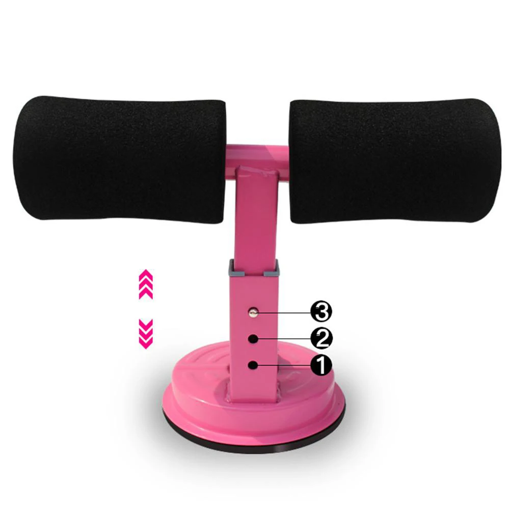 WSKEJI Sit-Up Bar Suction Cup Padded Cushion Floor Fitness Bar Abs Trainer Sit Up Assistant Workout Equipment For Home New Hot
