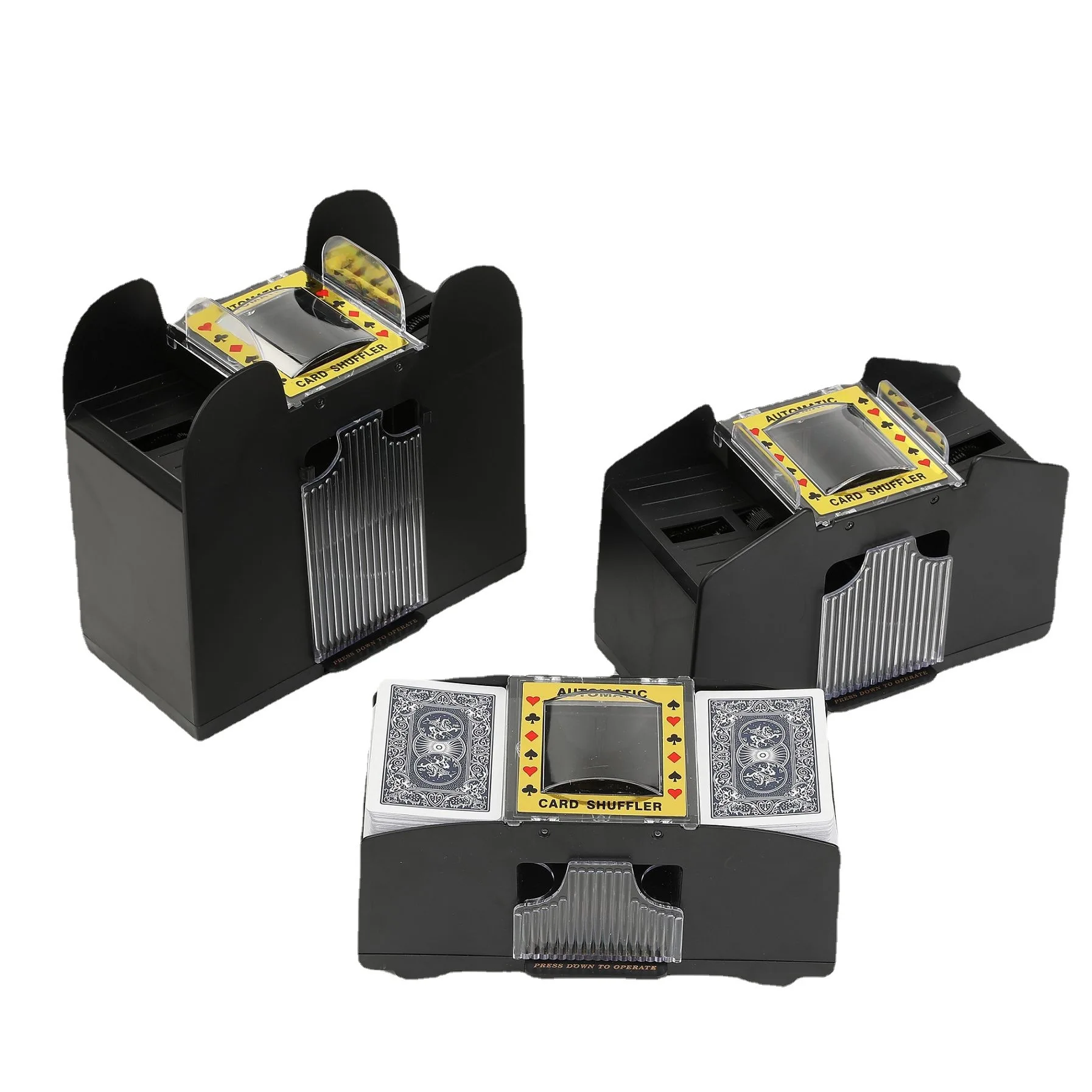 Card Shuffler Manual / Automatic Card Shuffler for Blackjack UNO Poker Playing Dealer Machine-Casino