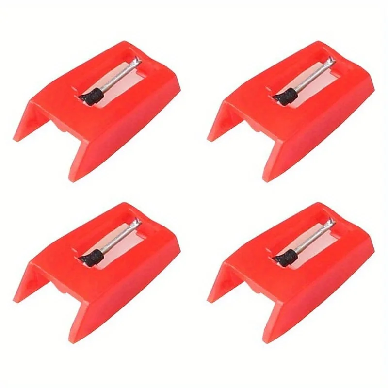 4 Stück Plattenspieler-Nadeln, universelle Ersatz-Stylus-Nadeln, Ersatz-Stylus-Nadeln für Vinyl-Plattenspieler